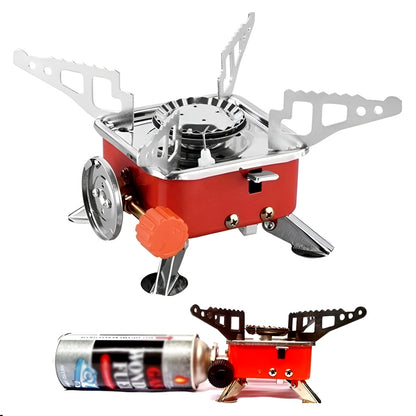 K-202 Compact Portable Foldable Camping Stove – Card-Style, Ideal for Outdoors